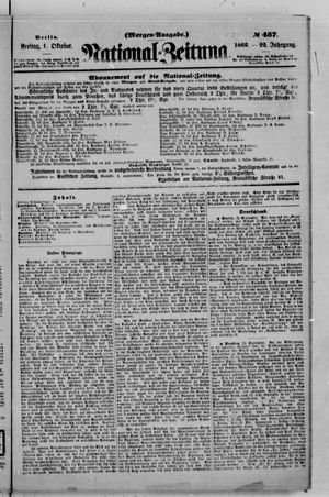 National-Zeitung on Oct 1, 1869
