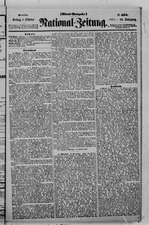 National-Zeitung on Oct 1, 1869
