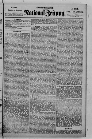National-Zeitung on Oct 4, 1869