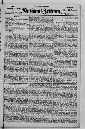 National-Zeitung on Oct 7, 1869