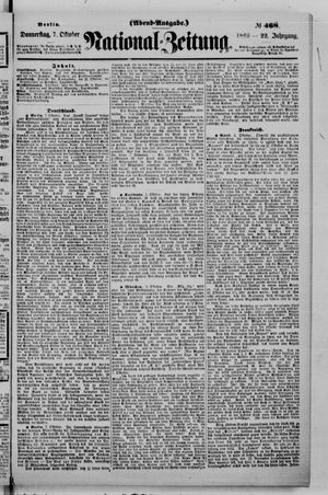 National-Zeitung on Oct 7, 1869