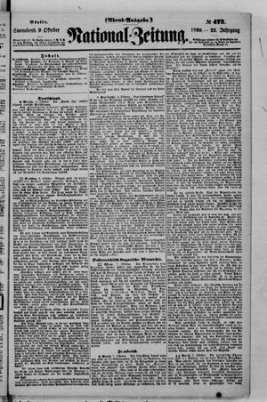 Nationalzeitung vom 09.10.1869