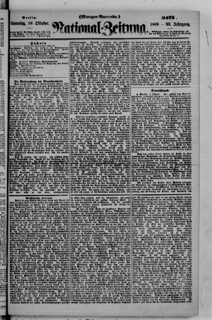 Nationalzeitung on Oct 10, 1869