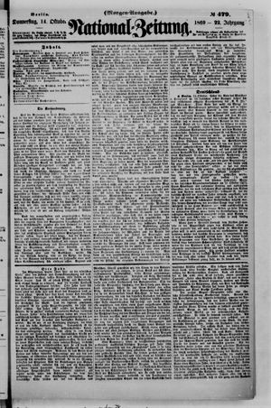National-Zeitung vom 14.10.1869