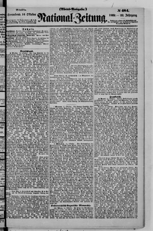 Nationalzeitung on Oct 16, 1869