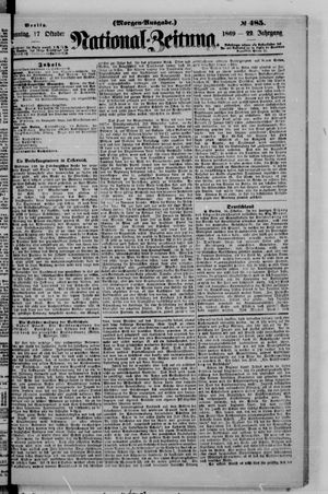 Nationalzeitung vom 17.10.1869