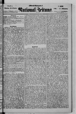 Nationalzeitung on Oct 18, 1869