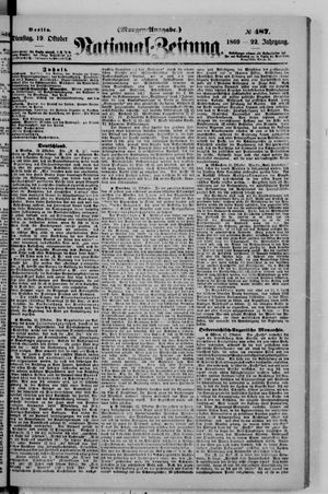 Nationalzeitung vom 19.10.1869