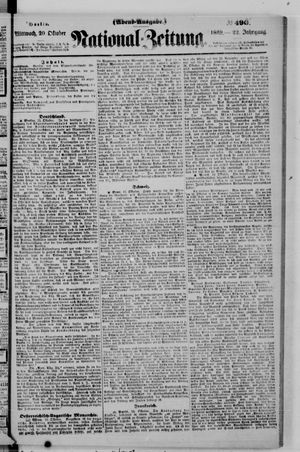 National-Zeitung vom 20.10.1869