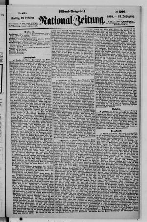 Nationalzeitung on Oct 29, 1869