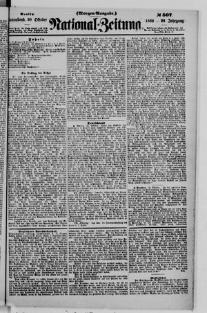 Nationalzeitung on Oct 30, 1869
