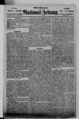 National-Zeitung on Nov 1, 1869