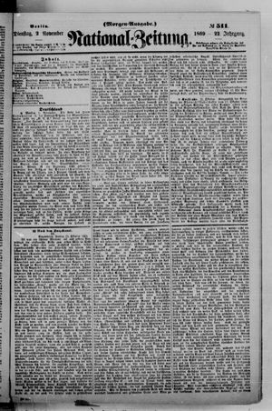 National-Zeitung vom 02.11.1869
