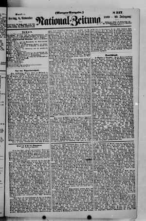 Nationalzeitung on Nov 5, 1869