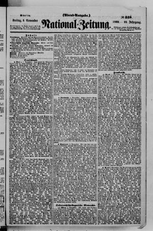 Nationalzeitung on Nov 5, 1869
