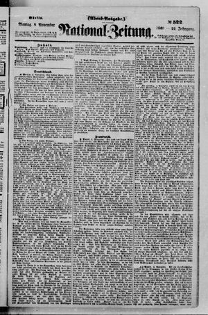 National-Zeitung vom 08.11.1869