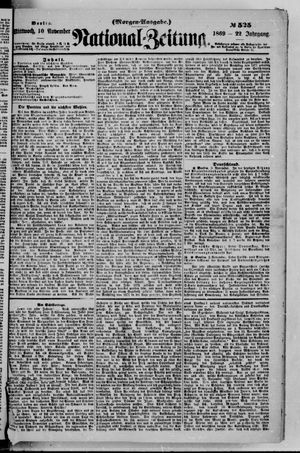 National-Zeitung on Nov 10, 1869