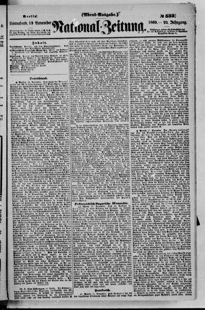 National-Zeitung on Nov 13, 1869