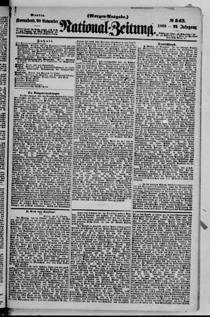 Nationalzeitung on Nov 20, 1869