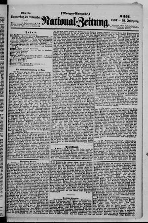 National-Zeitung vom 25.11.1869