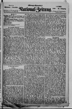 Nationalzeitung on Dec 1, 1869
