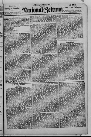Nationalzeitung on Dec 3, 1869
