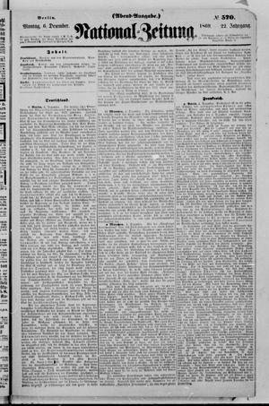 Nationalzeitung on Dec 6, 1869