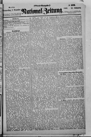 Nationalzeitung on Dec 9, 1869