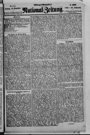 Nationalzeitung on Dec 10, 1869