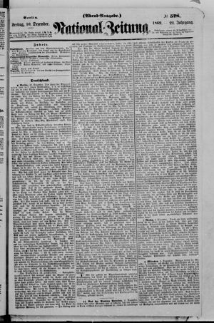 Nationalzeitung on Dec 10, 1869