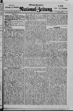 Nationalzeitung vom 12.12.1869