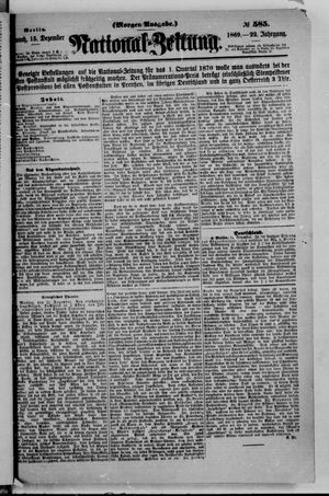 Nationalzeitung on Dec 15, 1869
