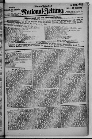 Nationalzeitung vom 22.12.1869