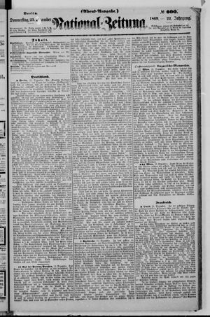 National-Zeitung on Dec 23, 1869