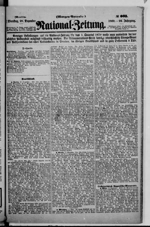 Nationalzeitung on Dec 28, 1869