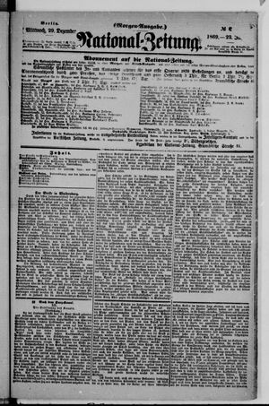 Nationalzeitung vom 29.12.1869