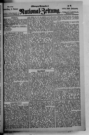 Nationalzeitung on Jan 6, 1870