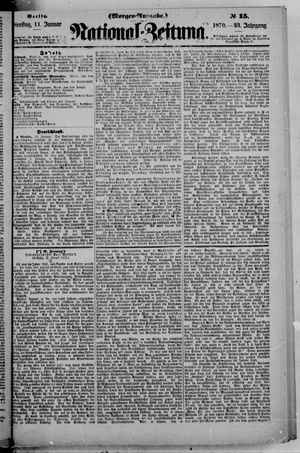Nationalzeitung vom 11.01.1870