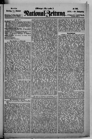 Nationalzeitung vom 14.01.1870