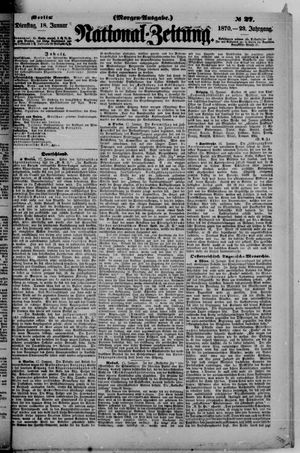 Nationalzeitung vom 18.01.1870