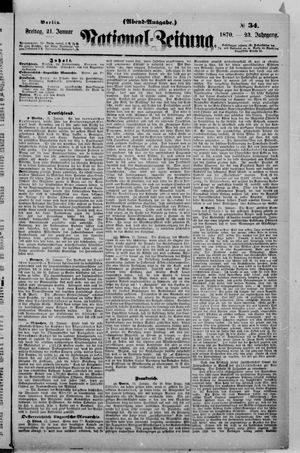 Nationalzeitung vom 21.01.1870