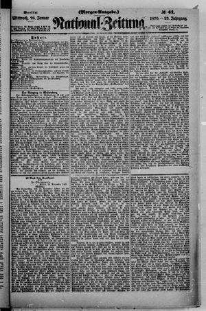 Nationalzeitung vom 26.01.1870