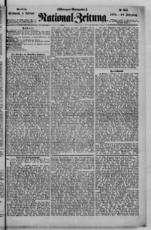 Nationalzeitung vom 02.02.1870