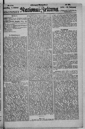 Nationalzeitung vom 03.02.1870