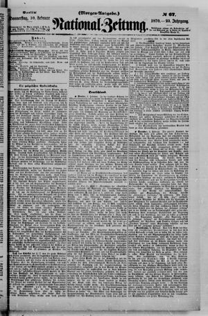 National-Zeitung on Feb 10, 1870
