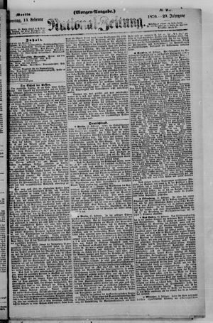 Nationalzeitung on Feb 13, 1870