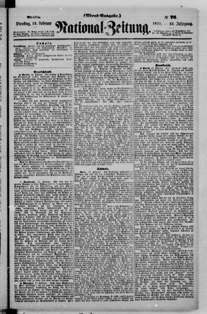 National-Zeitung vom 15.02.1870