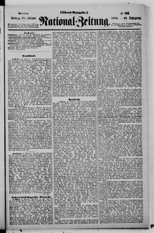 Nationalzeitung vom 18.02.1870