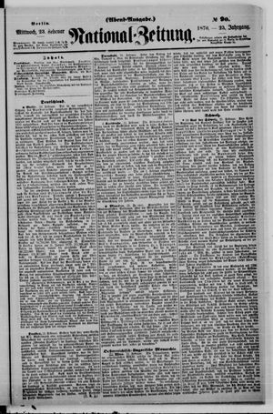 Nationalzeitung vom 23.02.1870