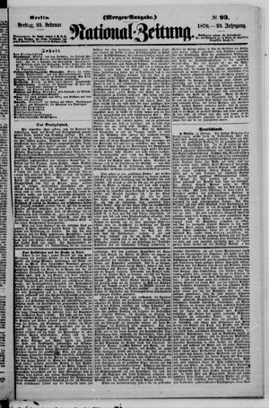 National-Zeitung vom 25.02.1870